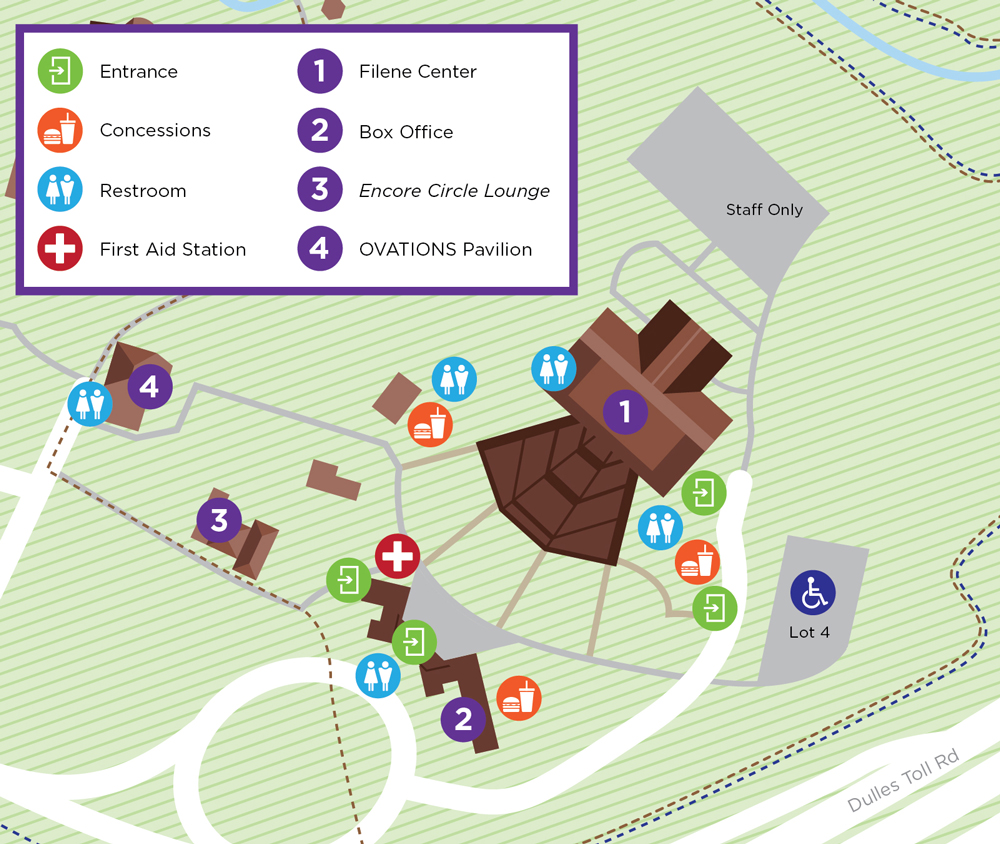 Map of Park Grounds | Wolf Trap