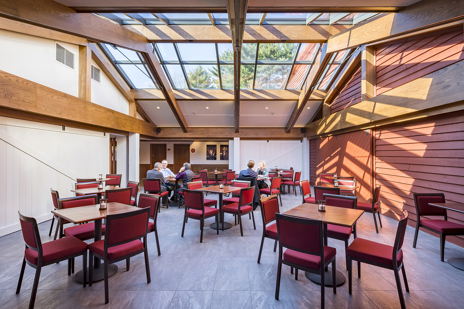 Newly Enclosed Central Courtyard Dramatically Welcomes Patrons To The 2018 2019 The Barns At Wolf Trap Season Wolf Trap